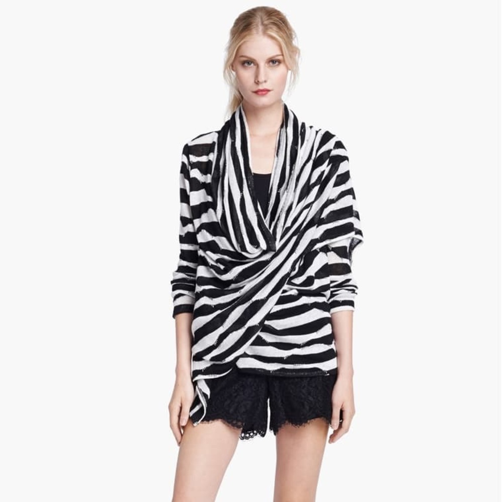 Alice + Olivia Dezi Wraparound sweater